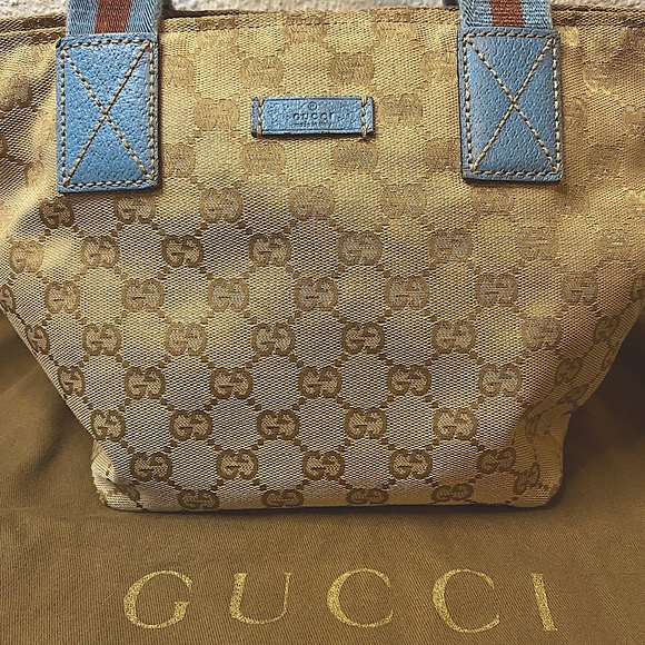 SOLD!! ✨Gucci Gg Canvas Small Tote Bag✨ - Picture 2 of 16